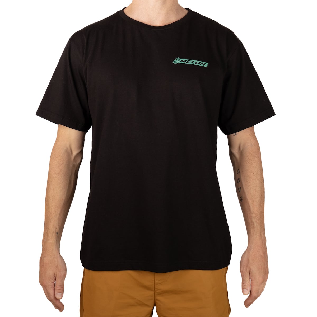 Big Melon Tee - Black:Green 1